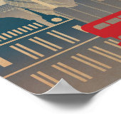 Affiche - Visitez Londres Angleterre Royaume-Uni (Coin)