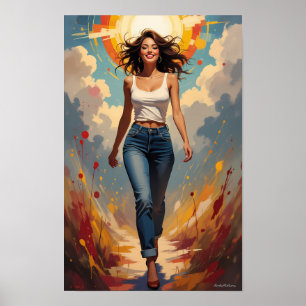 Affiche Voie radieuse de la joyeuse confiance