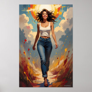 Affiche Voie radieuse de la joyeuse confiance