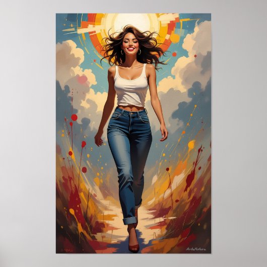 Affiche Voie radieuse de la joyeuse confiance (Devant)