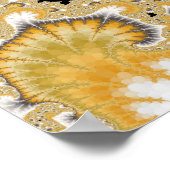 Affiche Volcan Or Argent (Coin)
