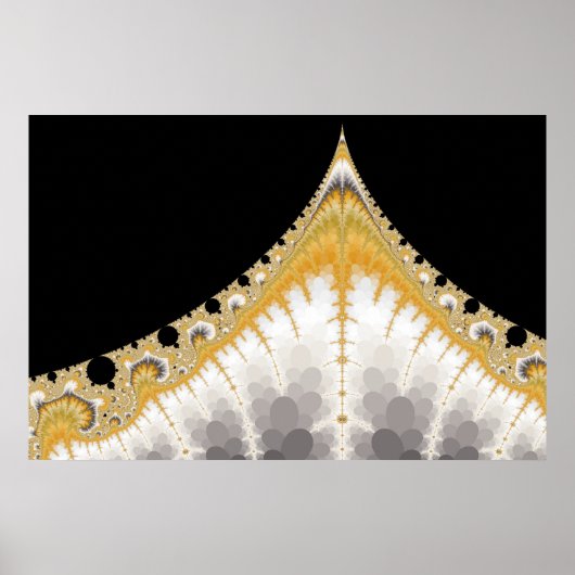 Affiche Volcan Or Argent (Devant)