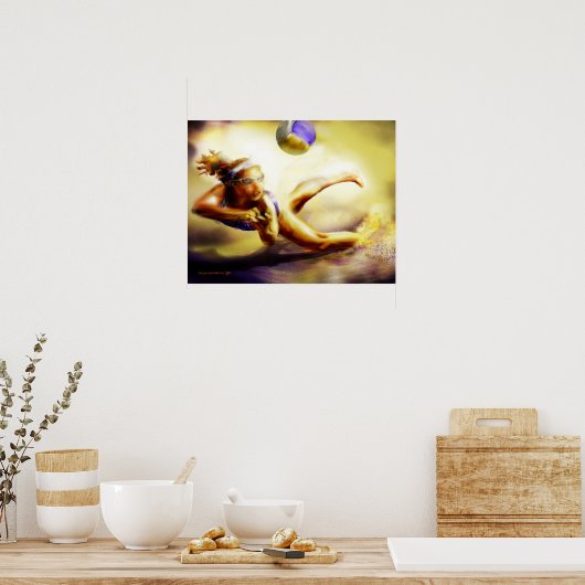 Affiche VolleyBall (Cuisine)