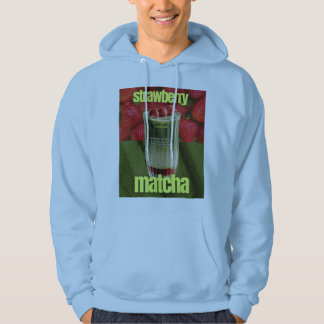 Affiche voor Strawberry Matcha Latte – Trendy Café Hoodie