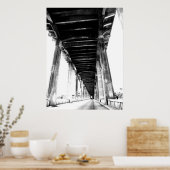 Affiche Voyage en B/W (Cuisine)