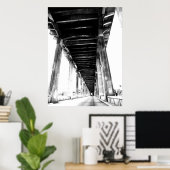 Affiche Voyage en B/W (Bureau à domicile)