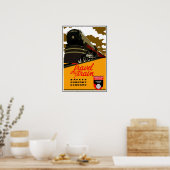 Affiche Voyage en train vintage Canada 2 (Cuisine)