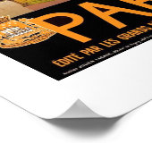 Affiche Voyage Vintage Paris 2 (Coin)