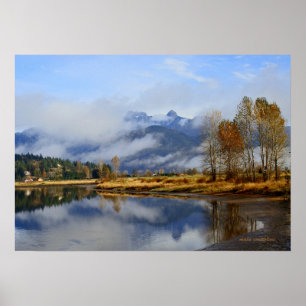 Affiche vue sur la rivière