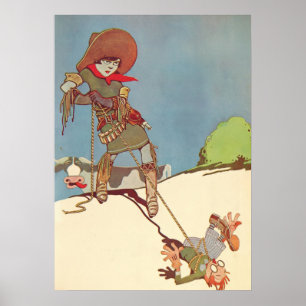 Affiche Western Cowgirl Vintage – Cowboy Humoristi