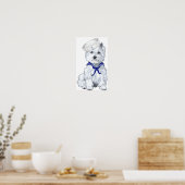 Affiche Westie Sailor (Cuisine)