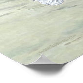 Affiche Westies avec un ballon de plage (Coin)