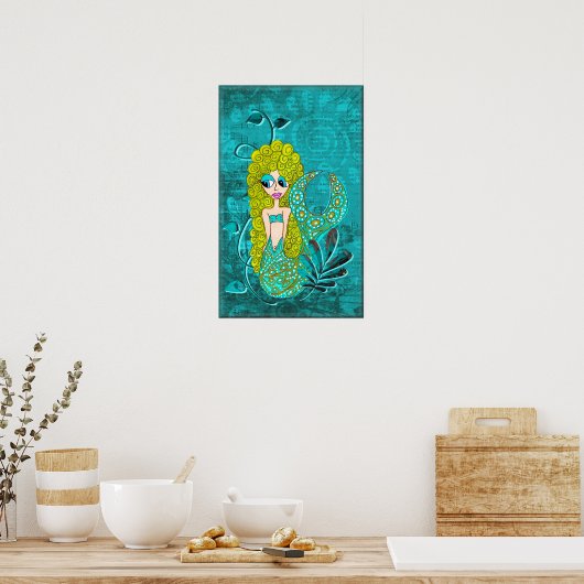 Affiche Whimsical Mermaid (Cuisine)