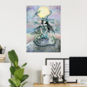 Affiche Witch Dragon par Molly Harrison (Bureau à domicile)