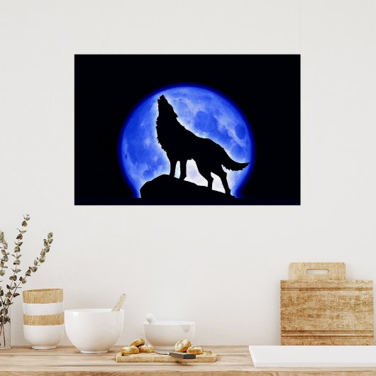 Affiche Wolf Howat at Moon Imprimer - Affiche Wolf (Cuisine)