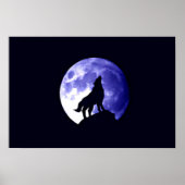 Affiche Wolf Howat at Moon Imprimer - Affiche Wolf (Devant)