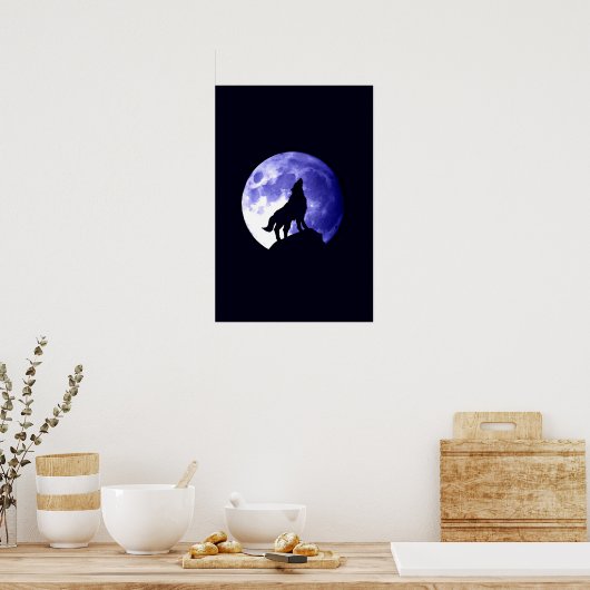 Affiche Wolf Howat at Moon Imprimer - Affiche Wolf (Cuisine)