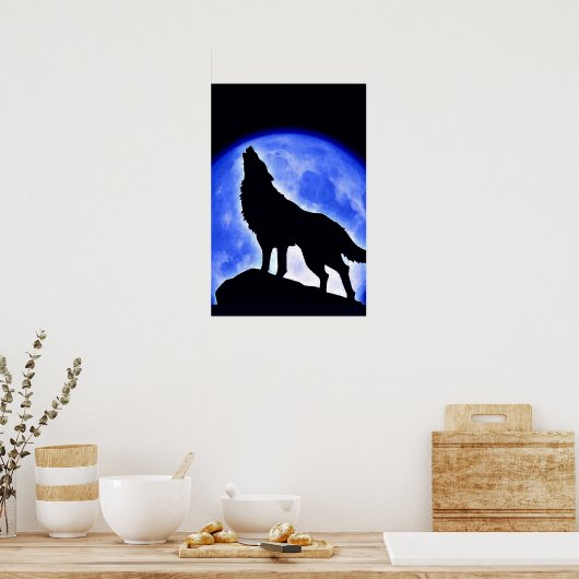 Affiche Wolf Howat at Moon Imprimer - Affiche Wolf (Cuisine)