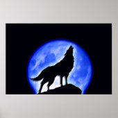 Affiche Wolf Howat at Moon Imprimer - Affiche Wolf (Devant)
