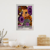 Affiche Yayoi Kusama - Impression abstraite de Yay (Cuisine)
