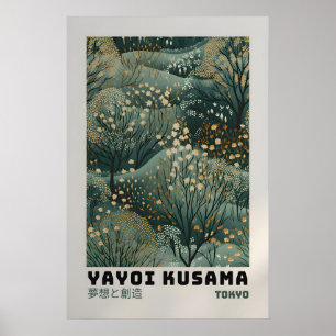 Affiche Yayoi Kusama - Impression abstraite de Yay
