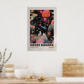 Affiche Yayoi Kusama - Impression abstraite de Yay (Cuisine)