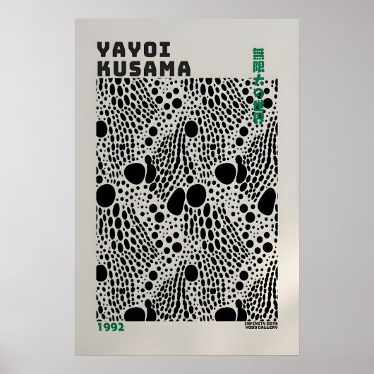 Affiche Yayoi Kusama - Impression abstraite de Yay (Devant)