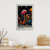 Affiche Yayoi Kusama - Impression abstraite de Yay (Cuisine)