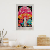 Affiche Yayoi Kusama - Impression abstraite de Yay (Cuisine)
