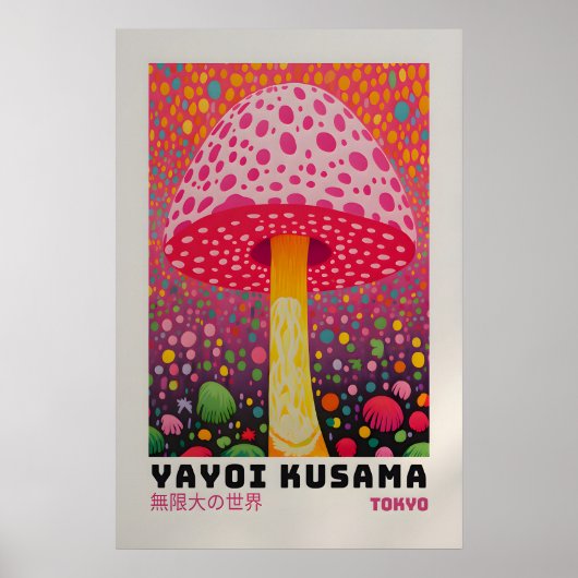 Affiche Yayoi Kusama - Impression abstraite de Yay (Devant)