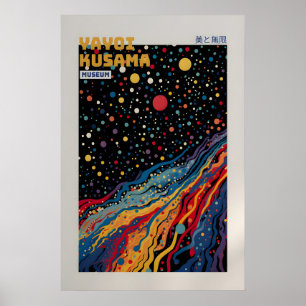 Affiche Yayoi Kusama - Impression abstraite de Yay