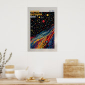 Affiche Yayoi Kusama - Impression abstraite de Yay (Cuisine)