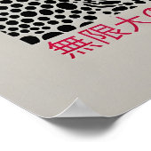 Affiche Yayoi Kusama - Impression abstraite de Yay (Coin)
