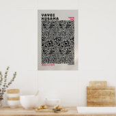 Affiche Yayoi Kusama - Impression abstraite de Yay (Cuisine)
