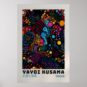 Affiche Yayoi Kusama - Impression Abstraite Yayoi