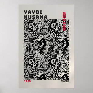 Affiche Yayoi Kusama - Impression Abstraite Yayoi 