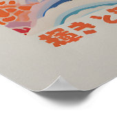 Affiche Yayoi Kusama - Impression Abstraite Yayoi (Coin)
