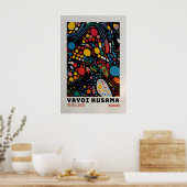 Affiche Yayoi Kusama - Impression Abstraite Yayoi (Cuisine)