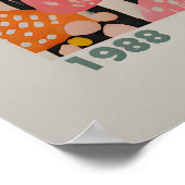 Affiche Yayoi Kusama - Impression Abstraite Yayoi (Coin)
