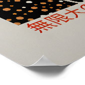 Affiche Yayoi Kusama - Impression Abstraite Yayoi (Coin)