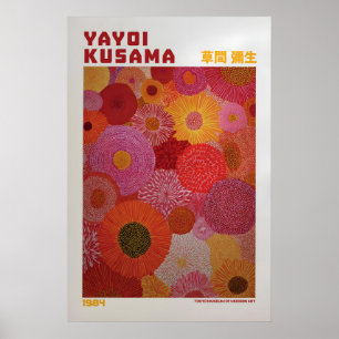 Affiche Yayoi Kusama - Inspiré de Yayoi Kusama