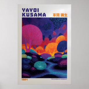 Affiche Yayoi Kusama - Inspirée de Yayoi Kusama