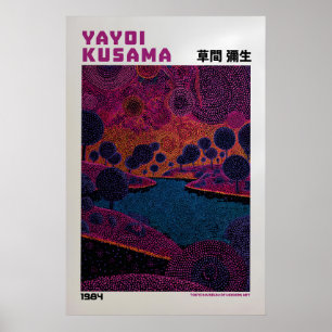 Affiche Yayoi Kusama - Inspirée de Yayoi Kusama