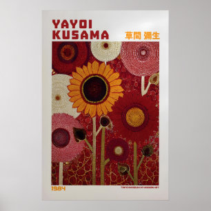 Affiche Yayoi Kusama - Inspirée de Yayoi Kusama