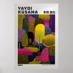 Affiche Yayoi Kusama - Inspirée de Yayoi Kusama
