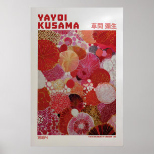 Affiche Yayoi Kusama - Inspirée de Yayoi Kusama
