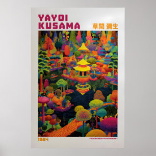 Affiche Yayoi Kusama - Inspirée de Yayoi Kusama