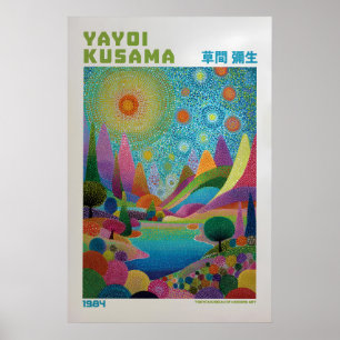 Affiche Yayoi Kusama - Inspirée de Yayoi Kusama