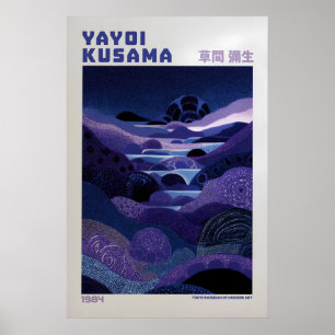 Affiche Yayoi Kusama - Inspirée de Yayoi Kusama