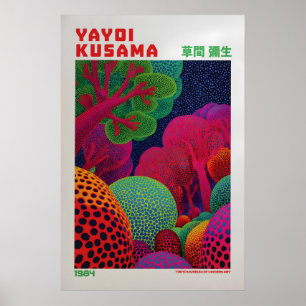 Affiche Yayoi Kusama - Inspirée de Yayoi Kusama
